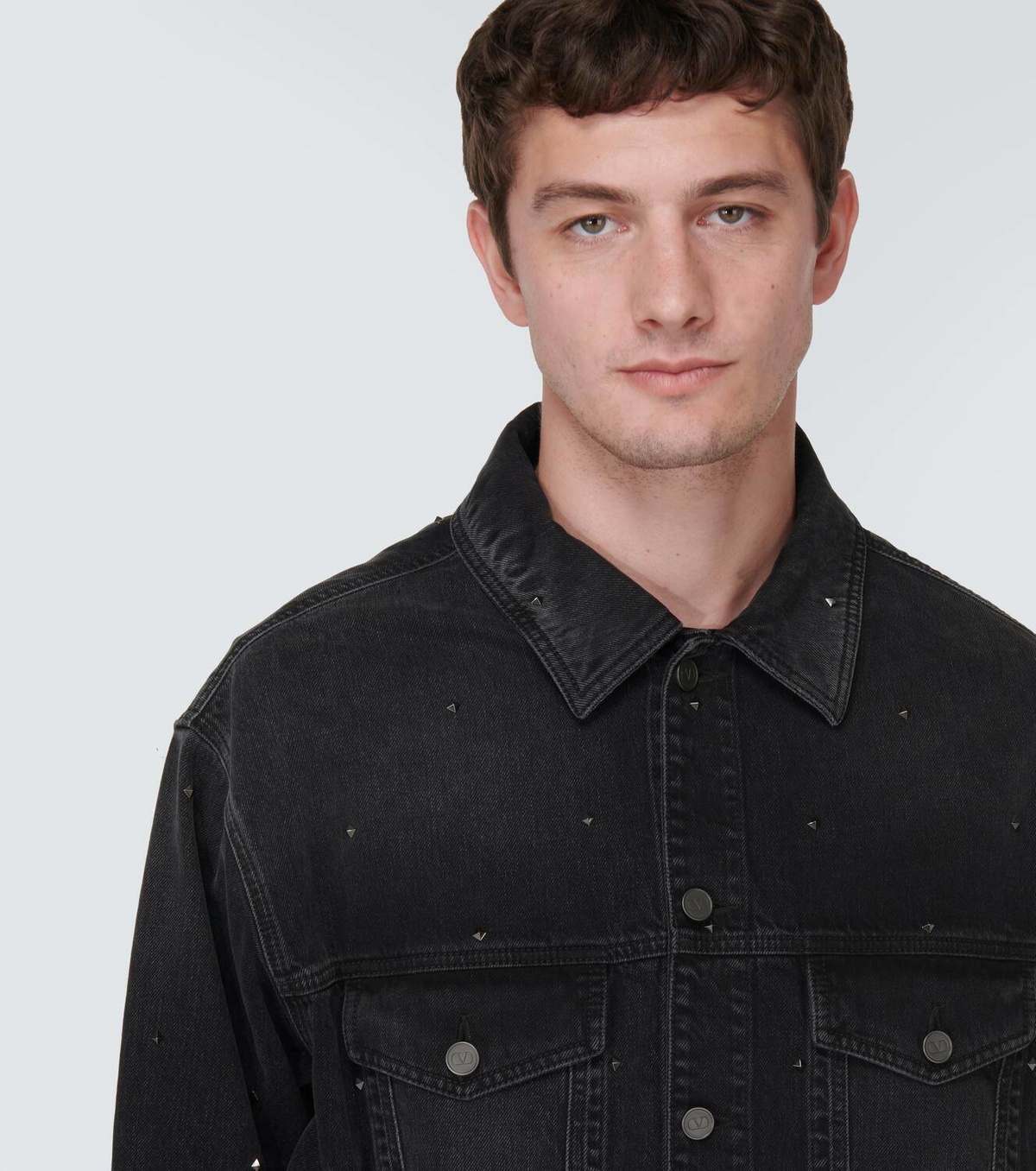 Valentino Rockstud denim jacket Valentino
