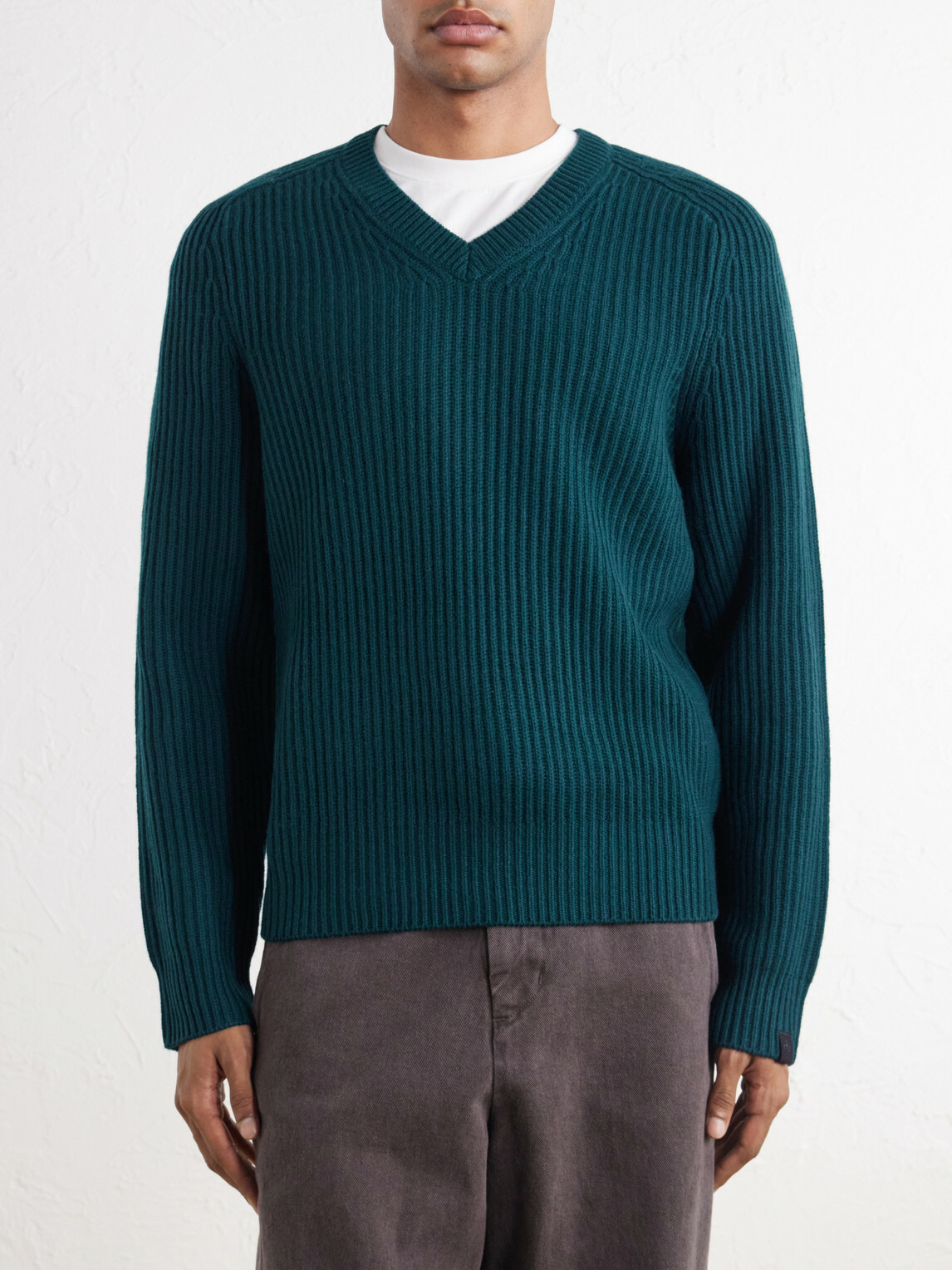 Rag & Bone - Ribbed Wool and Cashmere-Blend Sweater - Green