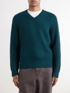 Rag & Bone - Ribbed Wool and Cashmere-Blend Sweater - Green
