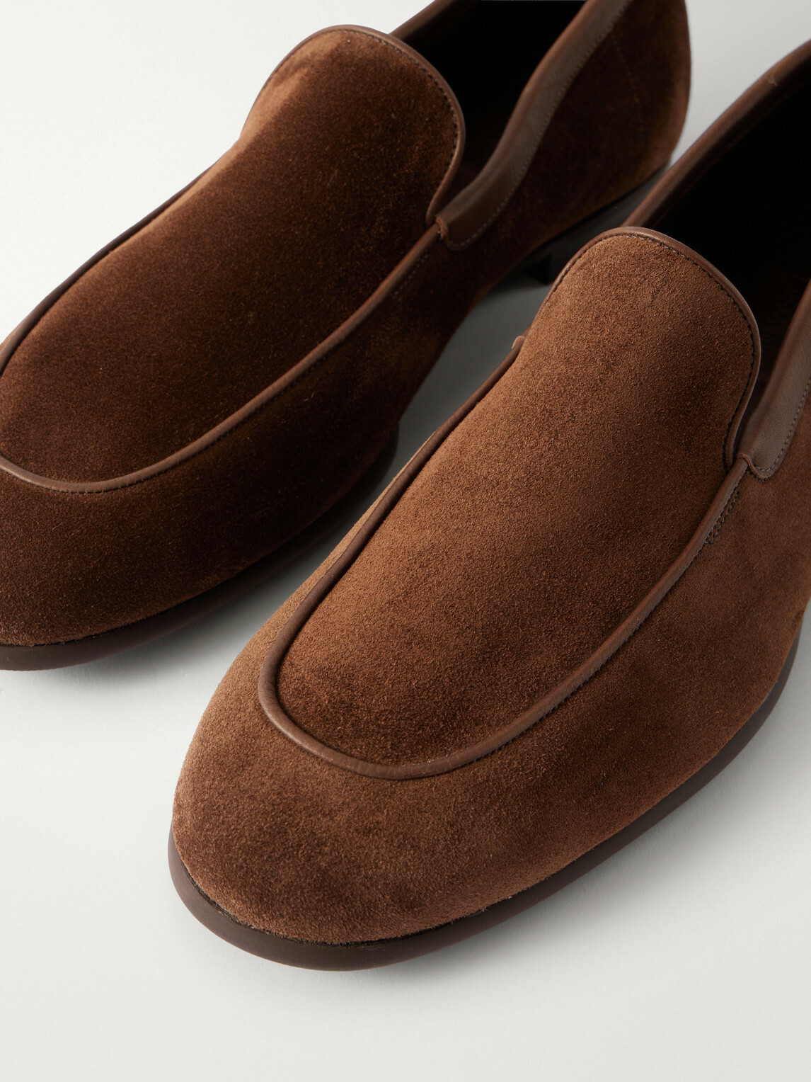 John Lobb - Tyne II Suede Loafers - Brown