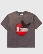 Rhude Eagle Logo Tee Multi - Mens - Shortsleeves