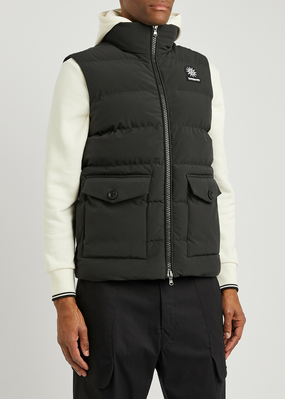 Sandbanks Explorer Quilted Shell Gilet Black