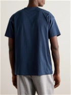 SKY HIGH FARM - Logo-Appliquéd Organic and Recycled-Cotton Jersey T-Shirt - Blue