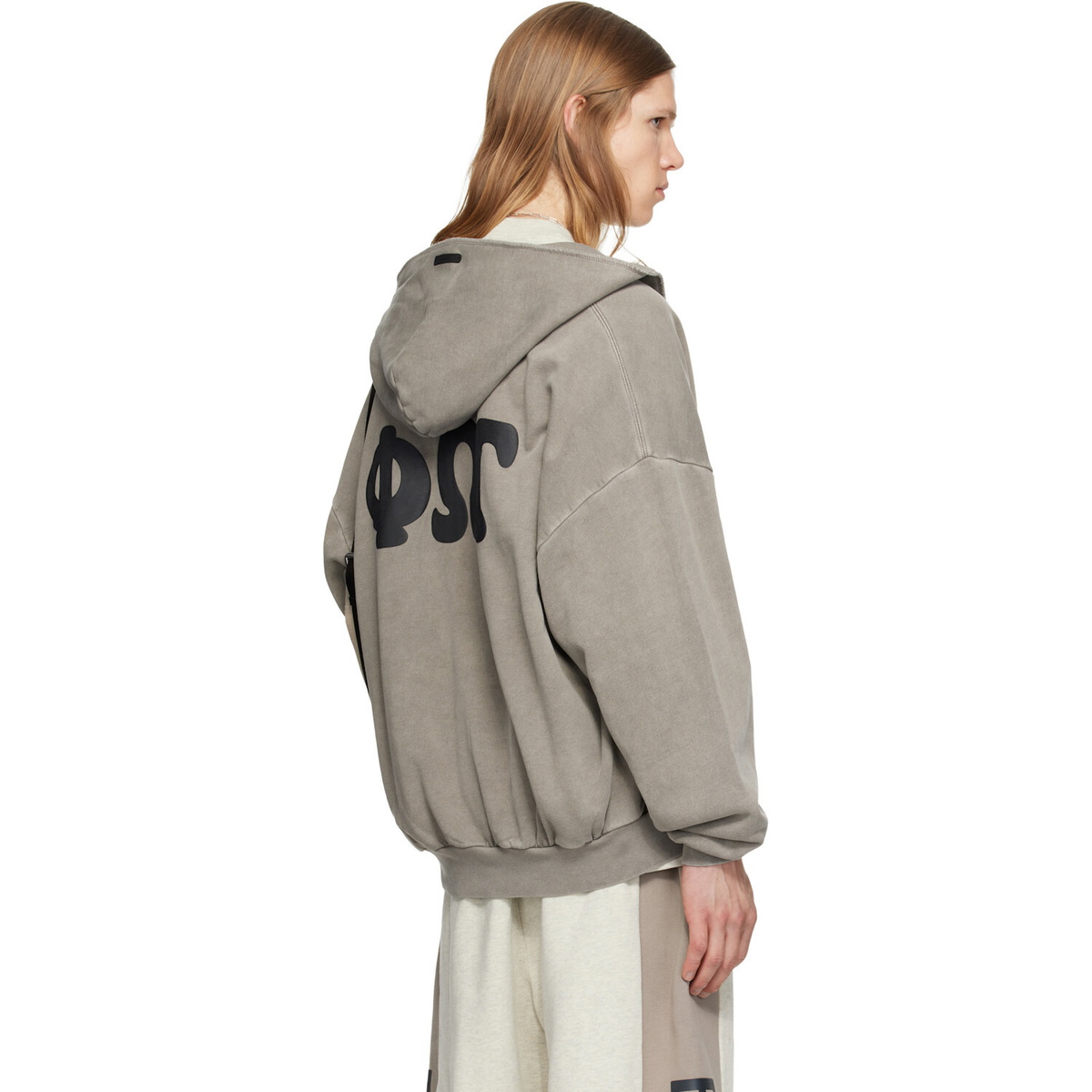 Fear of God ESSENTIALS Gray 90's Zip-Up Hoodie