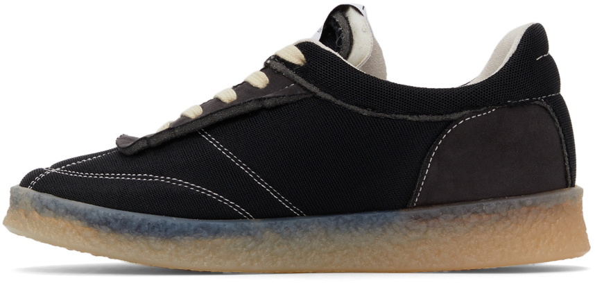 MM6 Maison Margiela Black Inside Out 6 Court Sneakers MM6 Maison