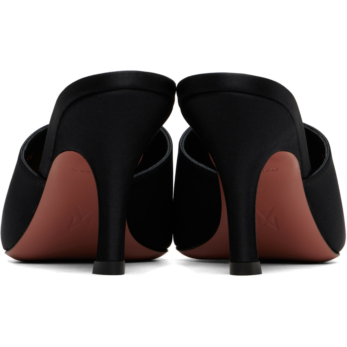 Amina Muaddi Black Jamie Mule Heels