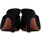 Amina Muaddi Black Jamie Mule Heels