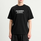 Pas Normal Studios Men's Off-Race Logo T-Shirt in Black