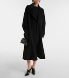 Sportmax Veleno belted virgin wool coat