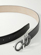 Salvatore Ferragamo - 3cm Leather Belt - Black