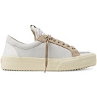 Rhude - V1 Leather and Suede Sneakers - White