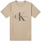 Calvin Klein Men's Seasonal Monogram T-Shirt in Crockery