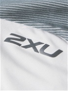 2XU - Light Speed Mesh-Panelled Half-Zip Running Top - Gray