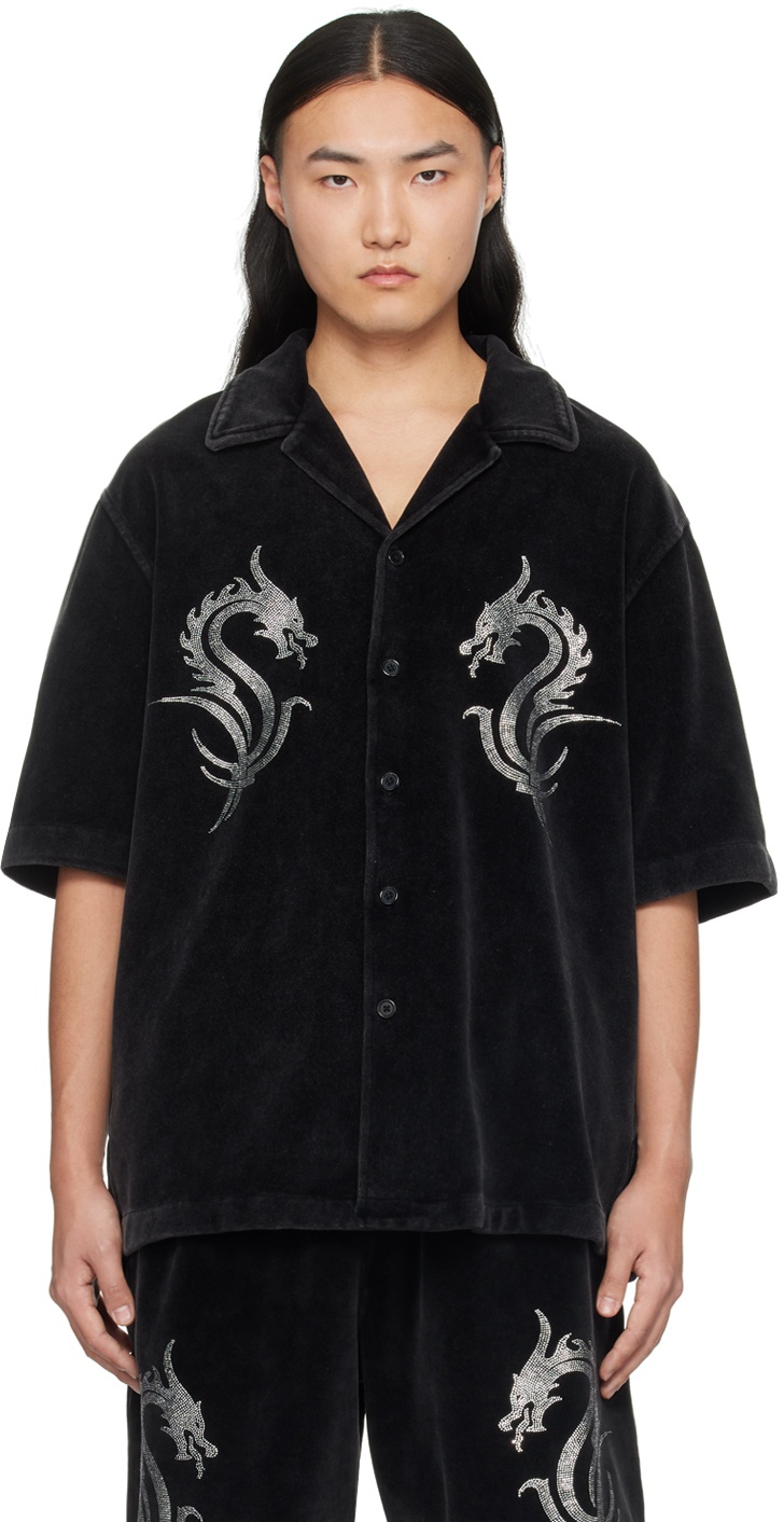 Photo: Alexander Wang Black Dragon Hotfix Shirt