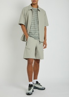 Hiking Patrol Striped Stretch-jersey T-shirt Grey