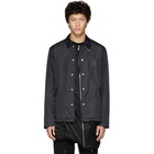 TAKAHIROMIYASHITA TheSoloist. Black Branded Coaches Jacket