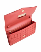 Serapian Womens Clutch in Tomato red