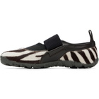 Wales Bonner White & Brown Jewel Mary Jane Sneakers
