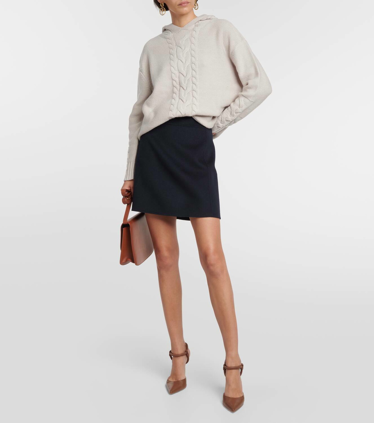 ミニスカート MAX MARA WOOL MINI SKIRT S Max Mara Wool miniskirt S Max Mara