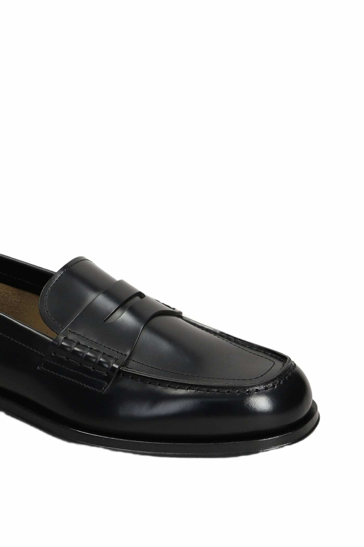 Henderson Baracco Loafers In Black Leather