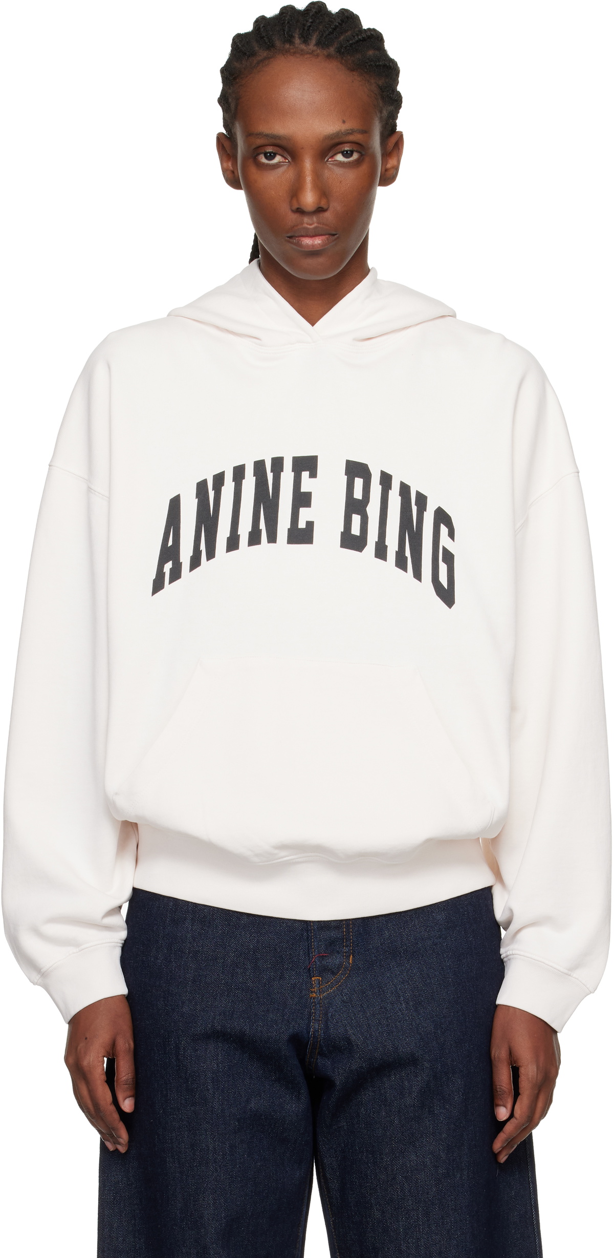 ANINE BING Pink Harvey Hoodie