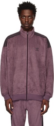 adidas Originals Purple Adicolor Classics Plush Track Jacket