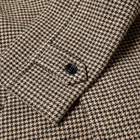 Celine Houndstooth Raglan Coat