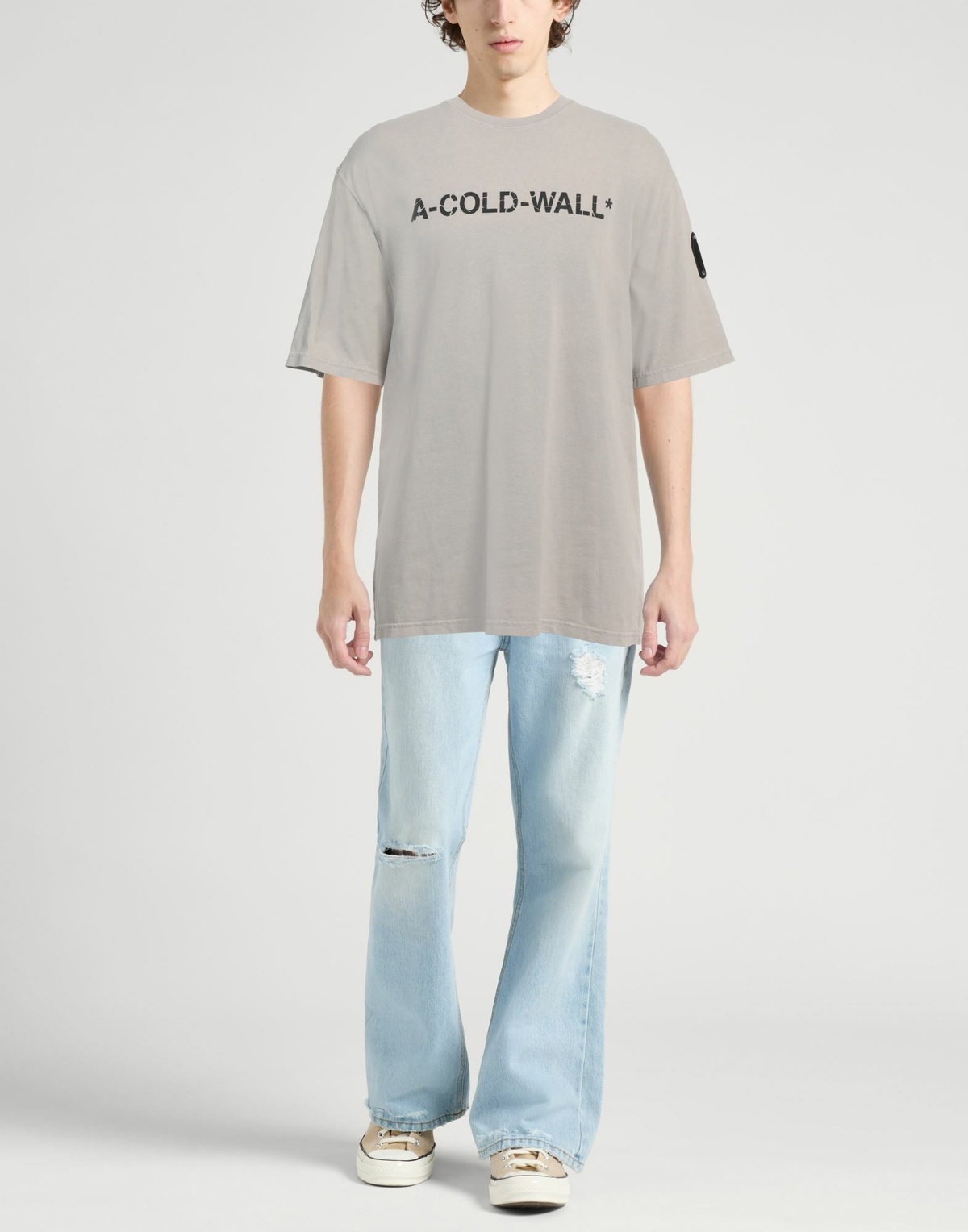 A-cold-wall* Mens T-shirt Light in Grey
