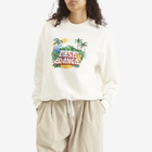 Casablanca Women's Printed Sweatshirt in Casa Beach Wave