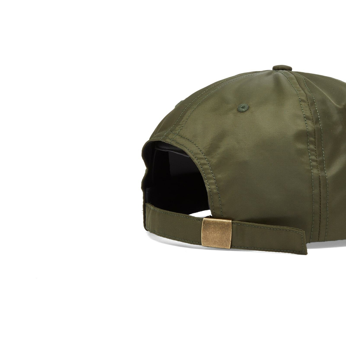 Pop Trading Company Men's Arch Logo Six Panel Cap in Olive
