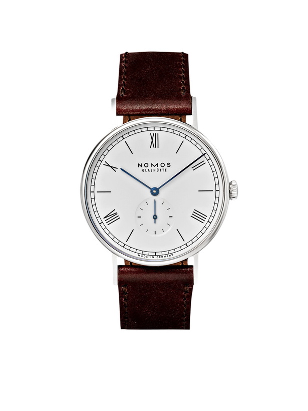Photo: NOMOS Glashütte - Ludwig Hand-Wound 38mm Stainless Steel and Leather Watch, Ref. 237