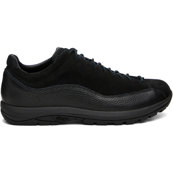 Photo: Diemme Black Bardolino Suede Sneakers
