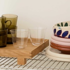 HAY Curve Tumbler Glass - Set of 2 in Clear 
