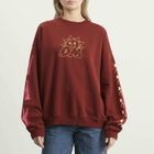 Damson Madder Women's Sundried Washing Line Hoodie in Brick