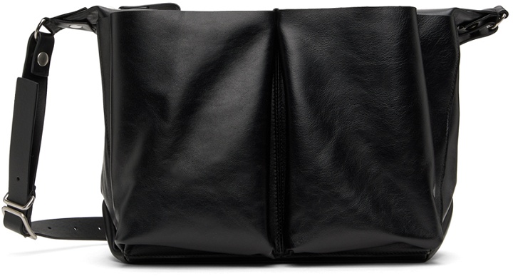 Photo: Jil Sander Black Embossed Bag