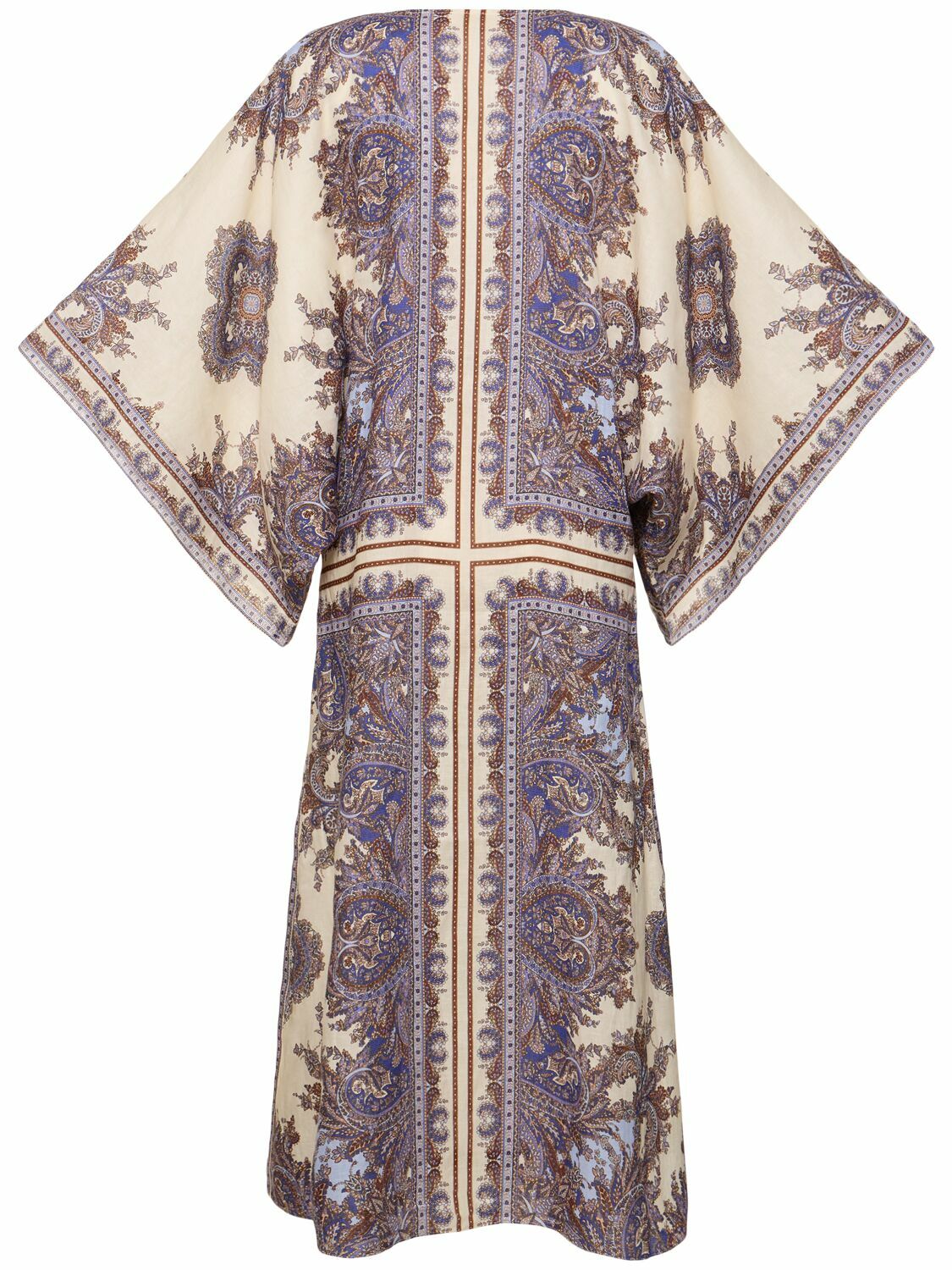 ZIMMERMANN オッティ ペイズリー リネン カフタン Zimmermann - Ottie Paisley Kaftan Midi Dress