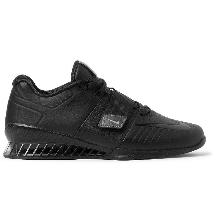 Photo: Nike Training - Romaleos 3 XD Faux Leather Sneakers - Black