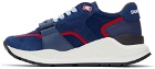 Burberry Blue & Red Ramsey Sneakers