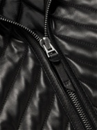 TOM FORD - Slim-Fit Cropped Quilted Leather Biker Jacket - Black