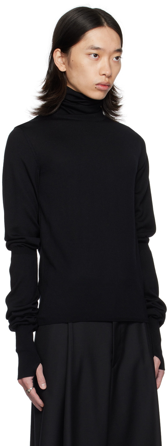 OUAT Black Office Turtleneck