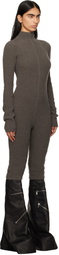 Rick Owens Gray Porterville Knit Headon Jumpsuit