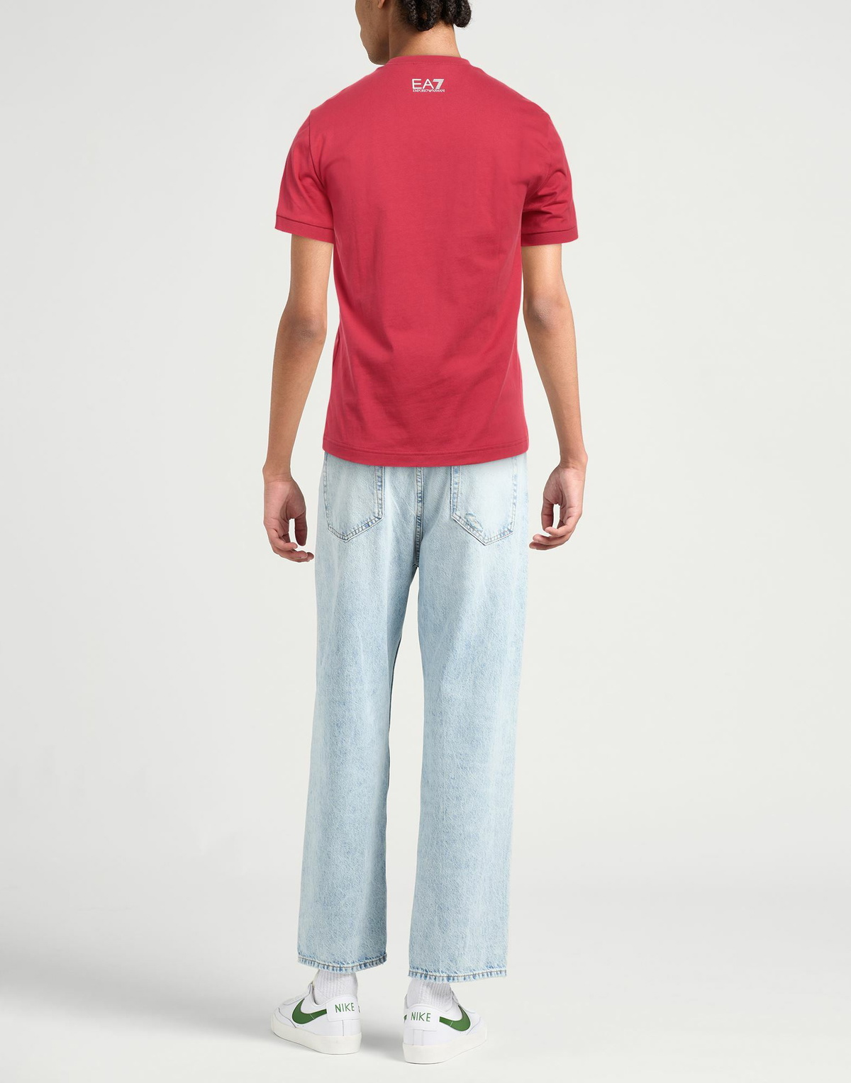 Ea7 Mens T-shirt in Red
