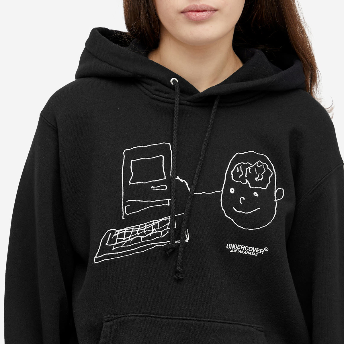 Undercover Women's Hooded Sweatshirt in Black Undercover