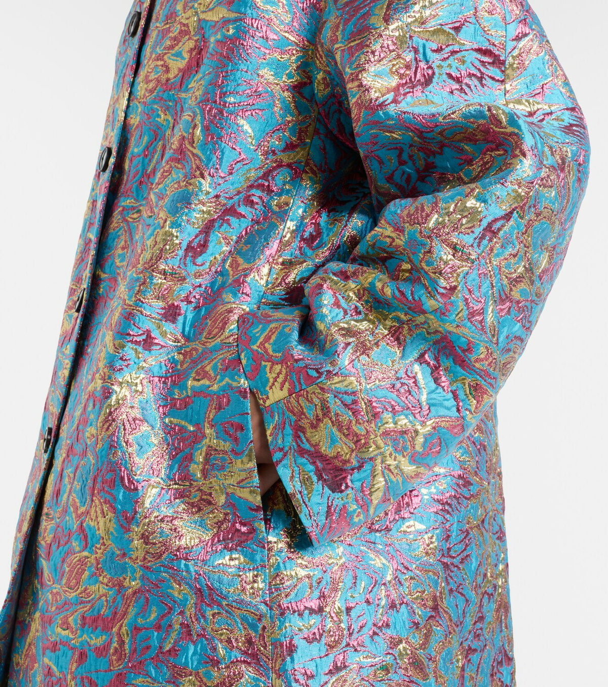 Dries Van Noten Brocade coat