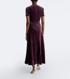 Elie Saab Velvet midi dress