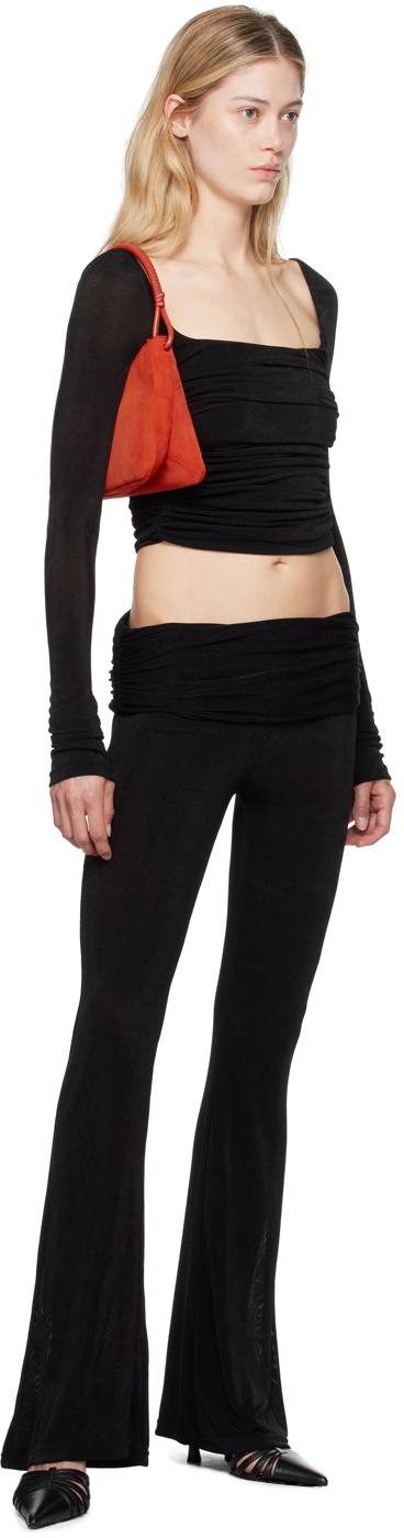 GUIZIO Black Crisia Long Sleeve T-Shirt
