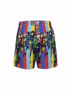 MC2 Saint Barth Man Mid-length Gustavia Swim-shorts With Marvel Characters Placed Print| Marvel Special Edition
