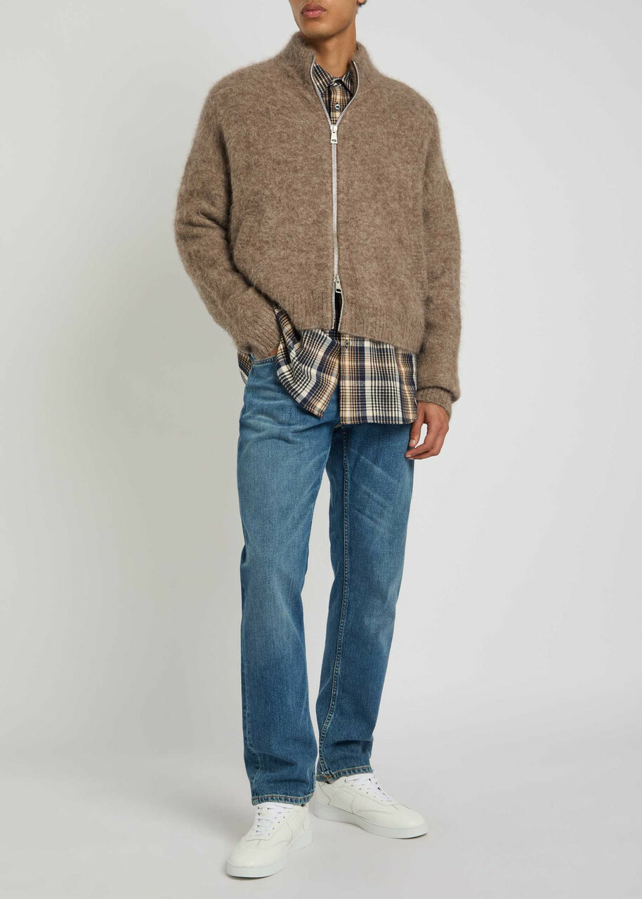 Nudie Jeans Solid Ollie Slim Straight-leg Jeans Mid Blu