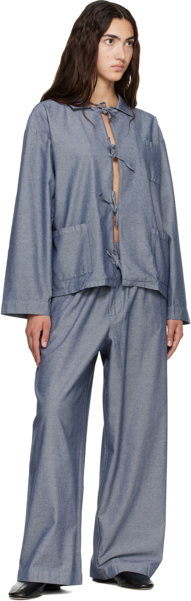 Baserange Navy Limber Shirt