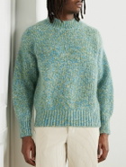 Federico Curradi - Ribbed Wool-Blend Sweater - Green